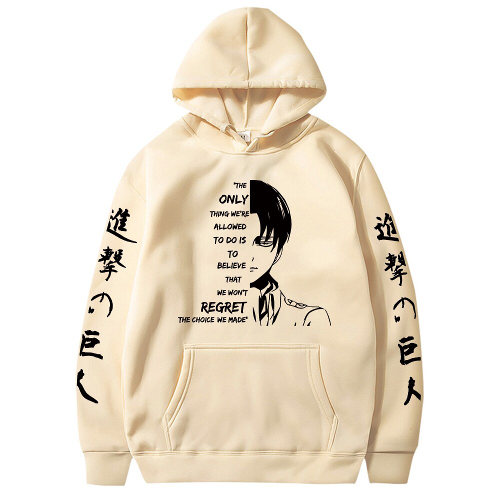 Anime Attack On Titan Ackerman Graphic Hoodies