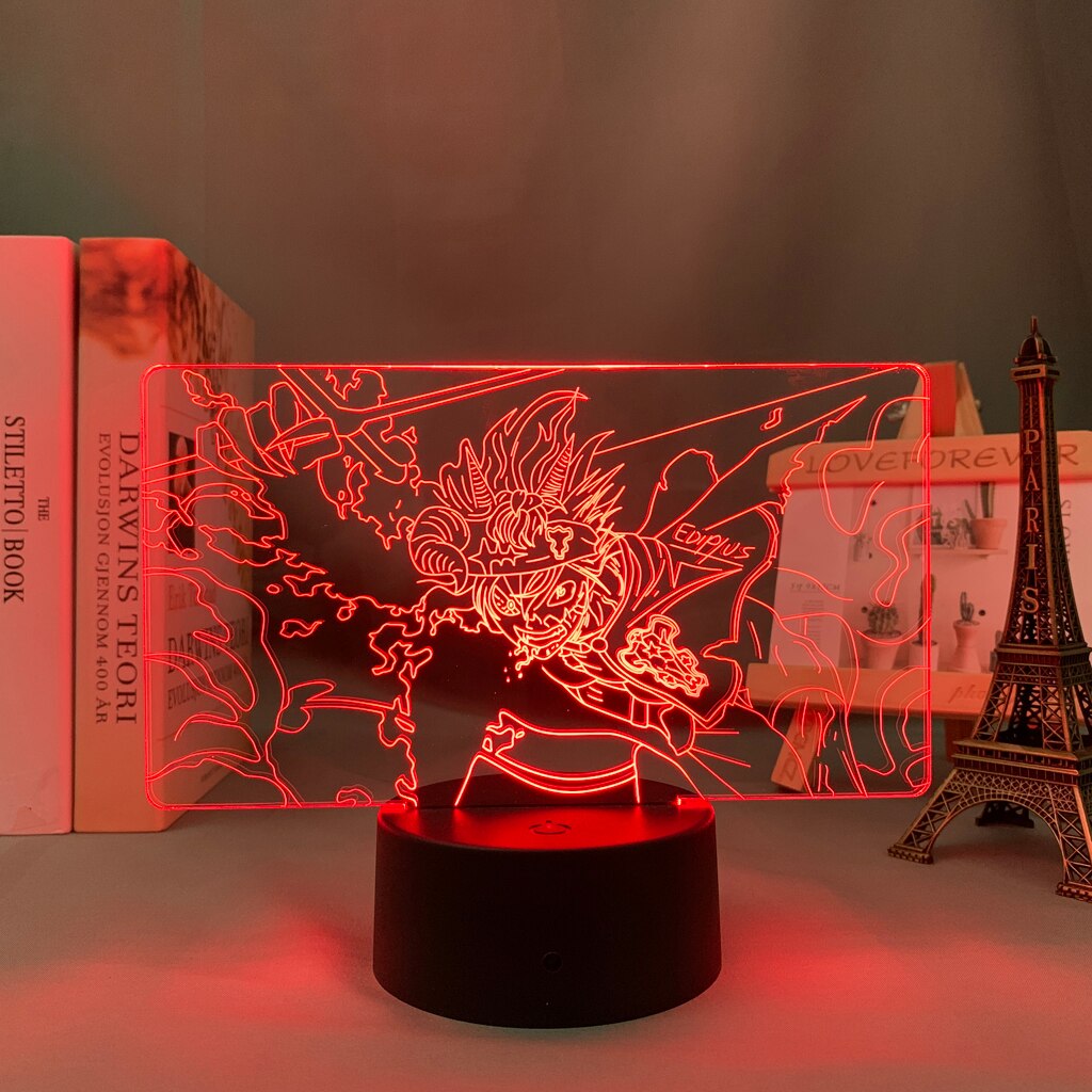 Black Clover Asta 3D Lamp