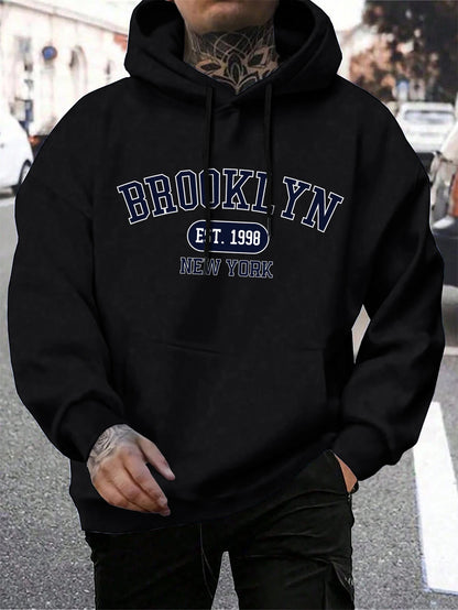 Brooklyn Est 1998 New York Printing Hoodies