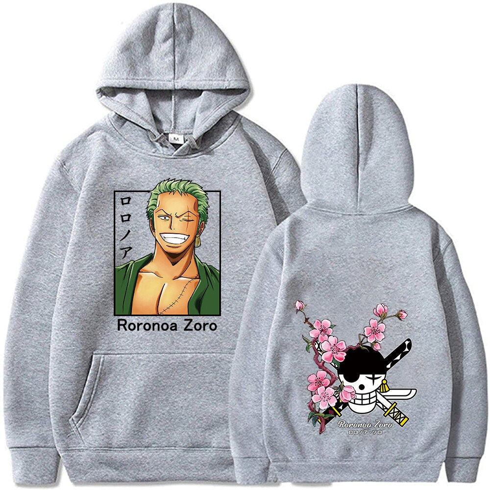 One Piece Roronoa Zoro Prints Pullover Hoodies