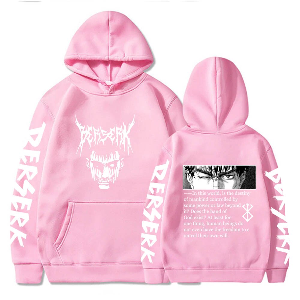 Anime Berserk Guts Eyes Gothic Hoodie