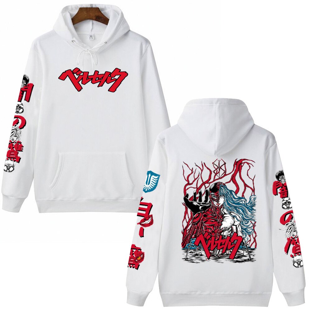 Berserk Logo Hip Hop Long Sleeve Hoodie