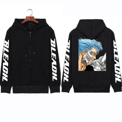 Bleach Aizen Sousuke Pullovers Zipper Hoodie