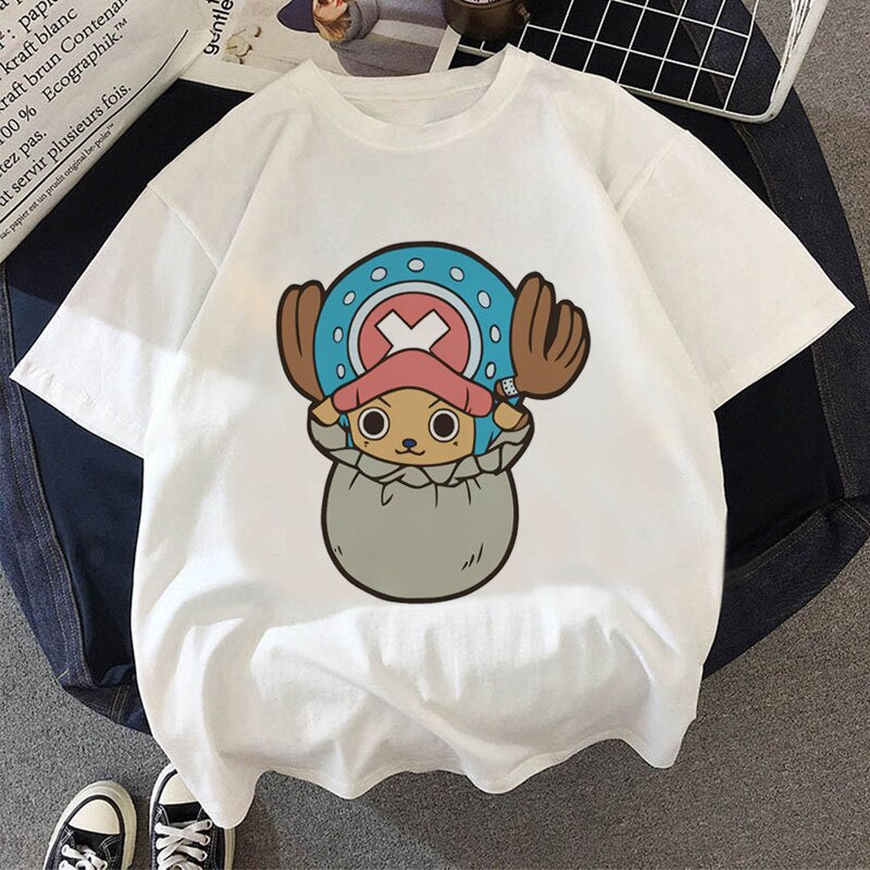 One Piece Luffy Chopper Peripheral T-Shirt