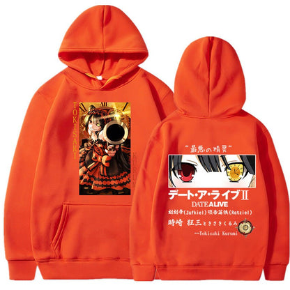 Date A Live Tokisaki Kurumi Print Hoodie