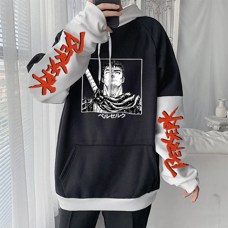 Berserk The Black Swordsman Guts Hoodies