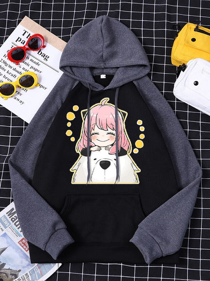 Spy X Family Cute Anya And Bond Forger Hoodie