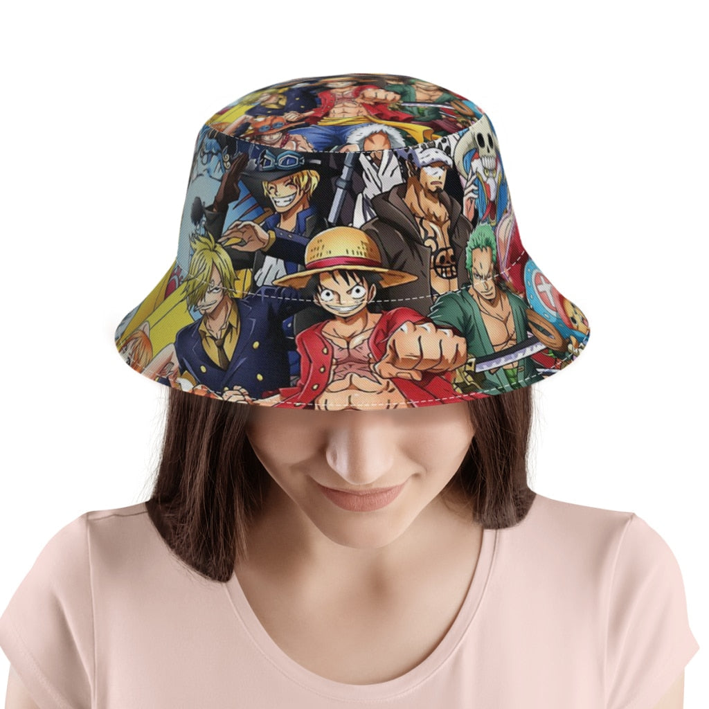 One Piece Monkey D. Luffy Character Bucket Hat