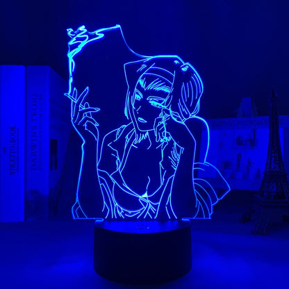 Cowboy Bebop Faye Valentine 3D Lamp