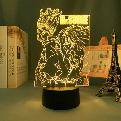 Dr. Stone 3D Lamp