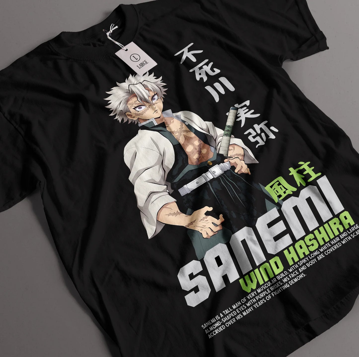 Sanemi Kokushibo Demon Slayer T-Shirt