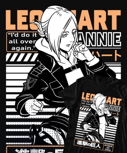 Attack on Titan Annie Leonhart Batalla Final T-shirt