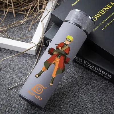 One Piece Stainless Steel Luffy Roronoa Zoro Action Water Bottle