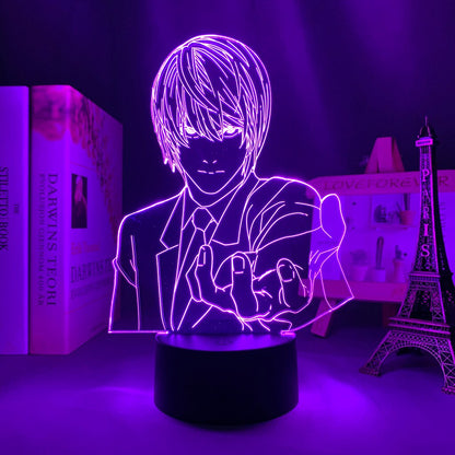 Death Note Light Yagami 3D Lamp