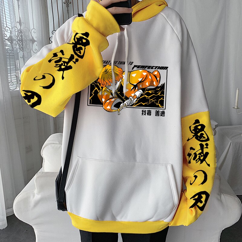 Agatsuma Zenitsu Demon Slayer Hoodies