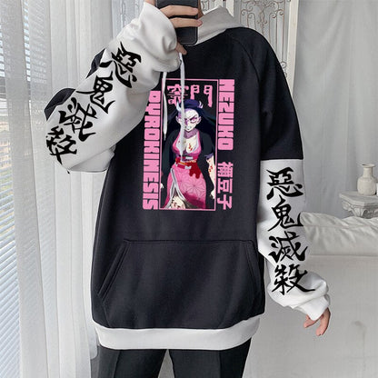 Demon Slayer Gothic Nezuko Kamado Hoodies