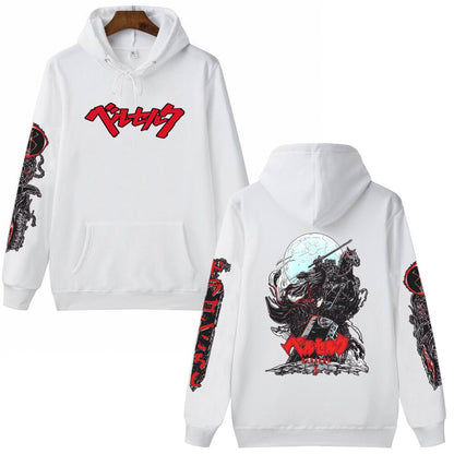 Berserk Logo Hip Hop Long Sleeve Hoodie