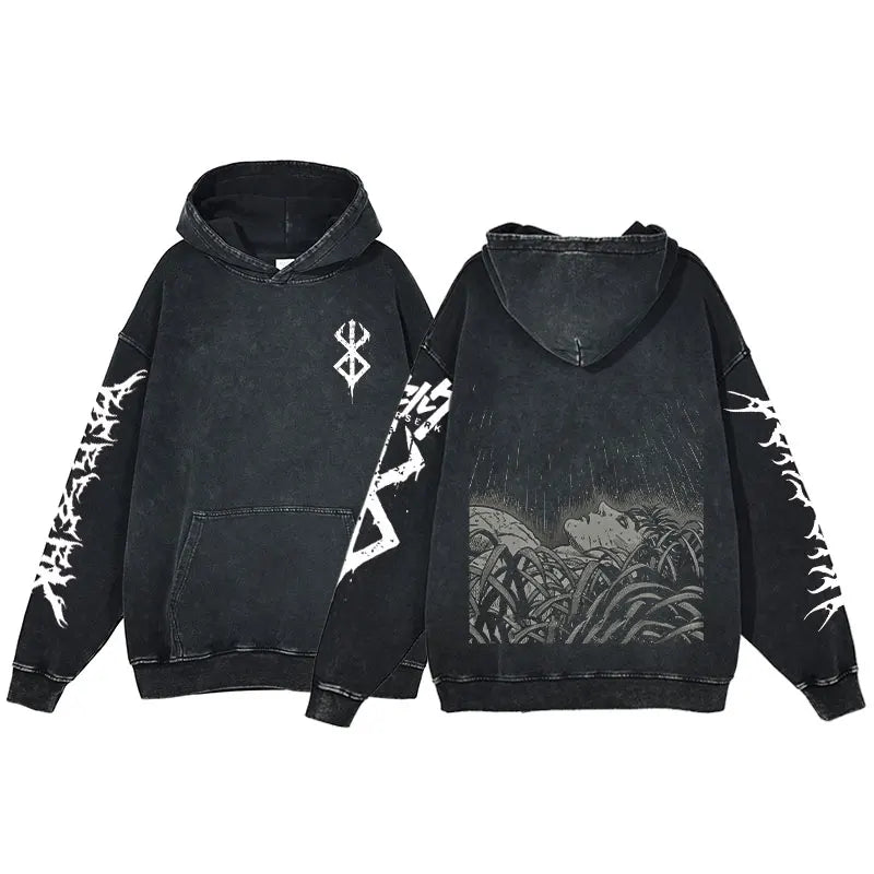 Berserk Acid Washed Hoodie