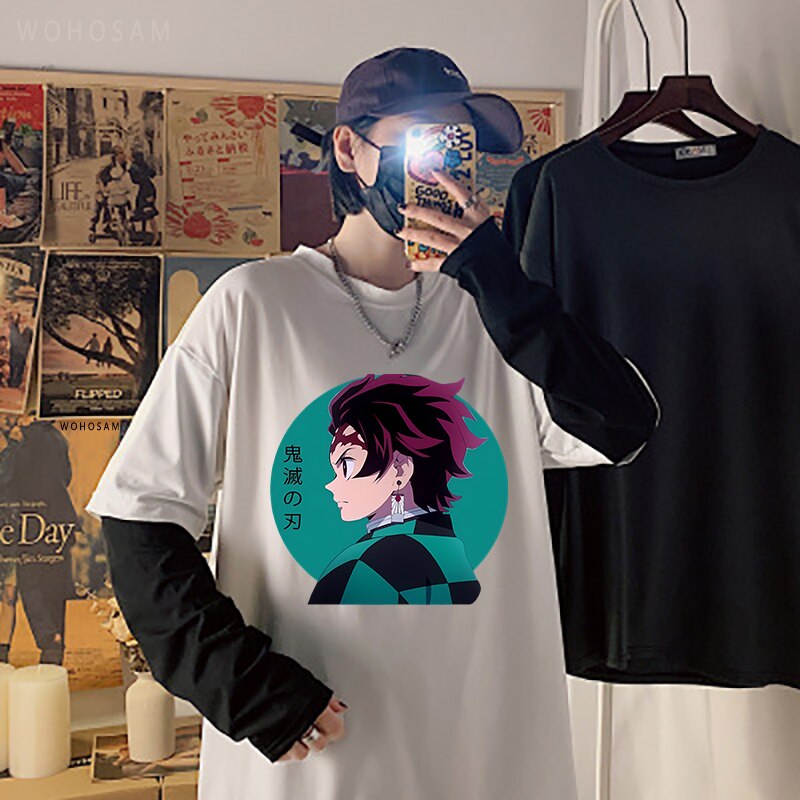 Demon Slayer Iguro Obanai Fake Two T-Shirts