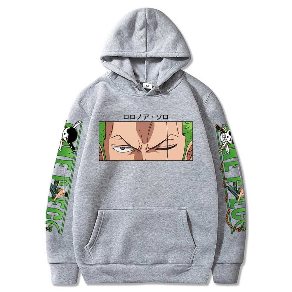 Roronoa Zoro Print Hoodies