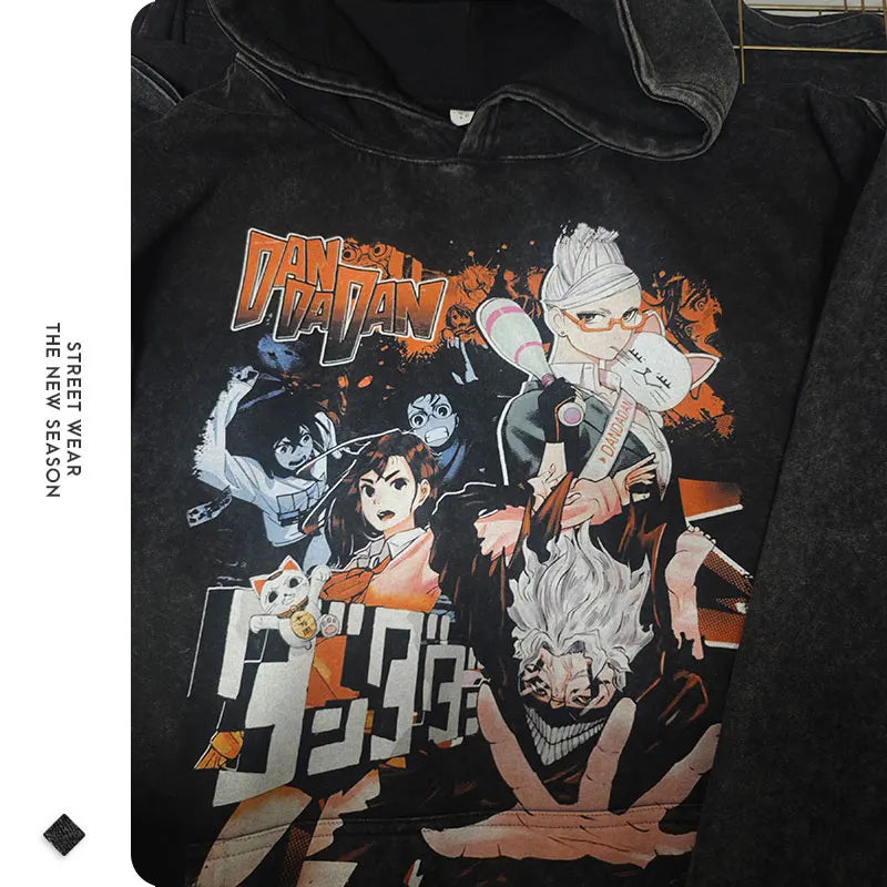 Dan Da Dan Ayase Momo Okarun Hoodie