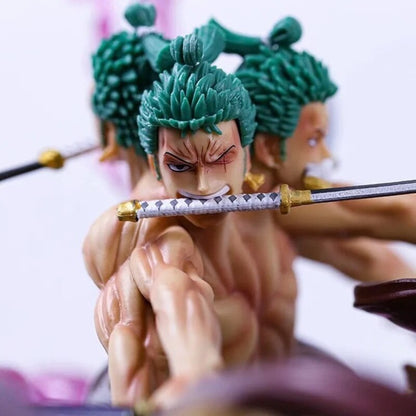 One Piece Nine Knives Roronoa Zoro Kyutoryu Ashura 1/6 Action Figure