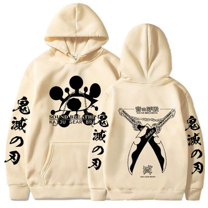 Demon Slayer Hoodie Tengen Uzui Sound Breathing Hoodie