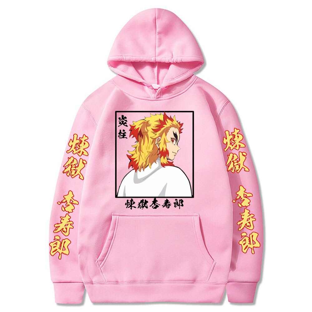 Demon Slayer Rengoku Kyojuro The Flame Hashira Hoodie