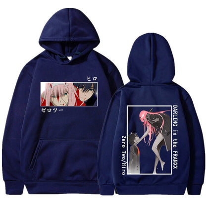 Darling In The Franxx Zero Two Hiro Hoodies