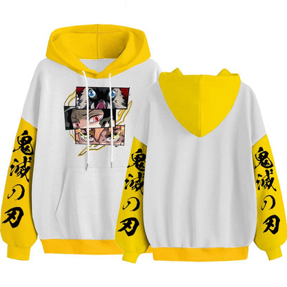 Demon Slayer Kibutsuji Muzan Printed Hoodies