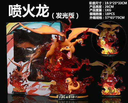 Pokemon MFC Evolution Mewtwo Charizard Gengar Eevee Blastoise Venusaur Luminous Figures