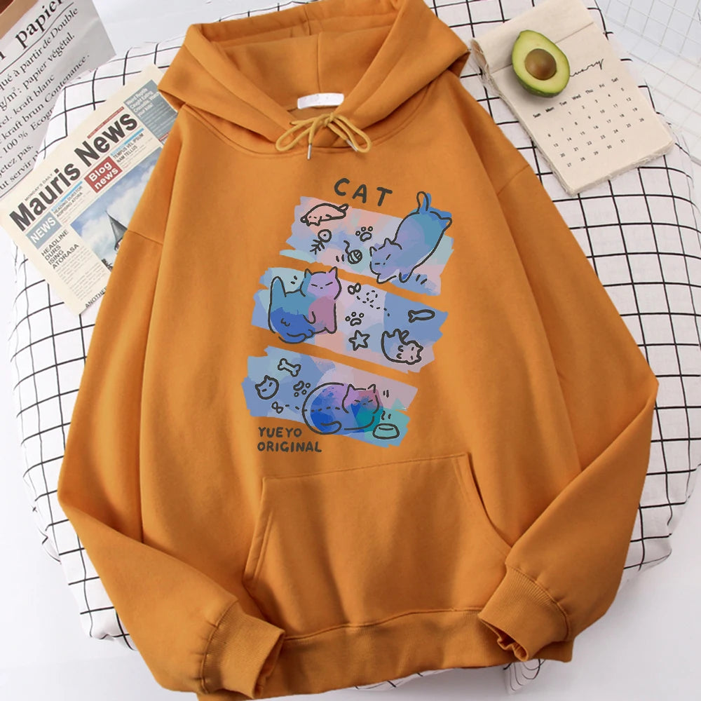 Fat Cat Fantasies Fishing In The Water To Eat Fish Boy Hoodie