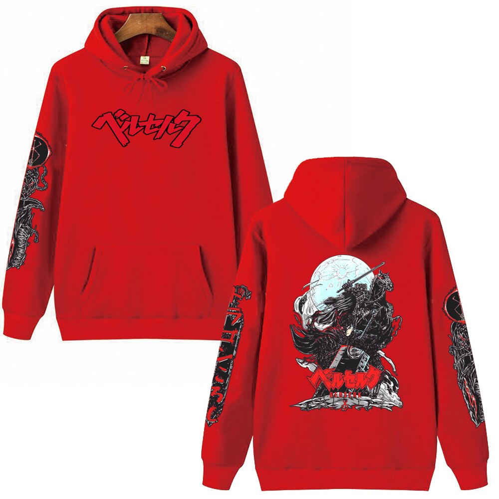 Berserk Logo Hip Hop Long Sleeve Hoodie