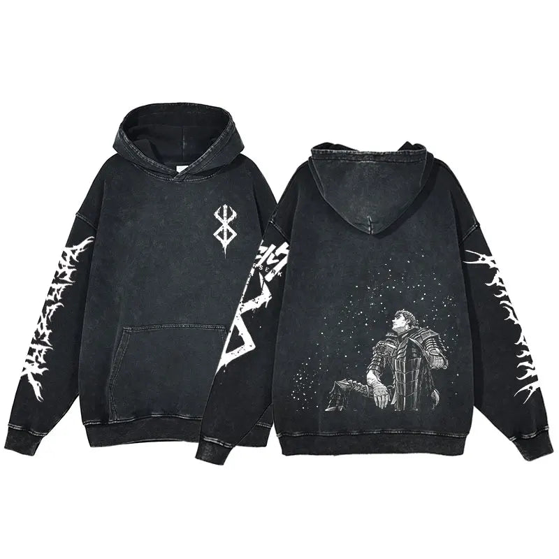 Berserk Acid Washed Hoodie