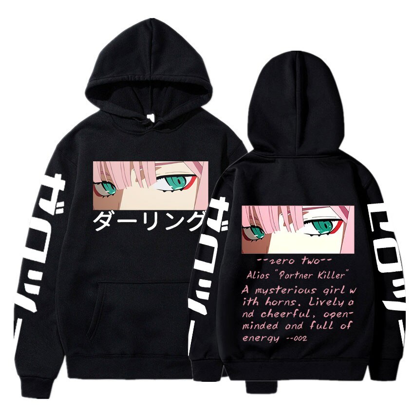 Darling In The Franxx Zero Two Eyes Hoodie