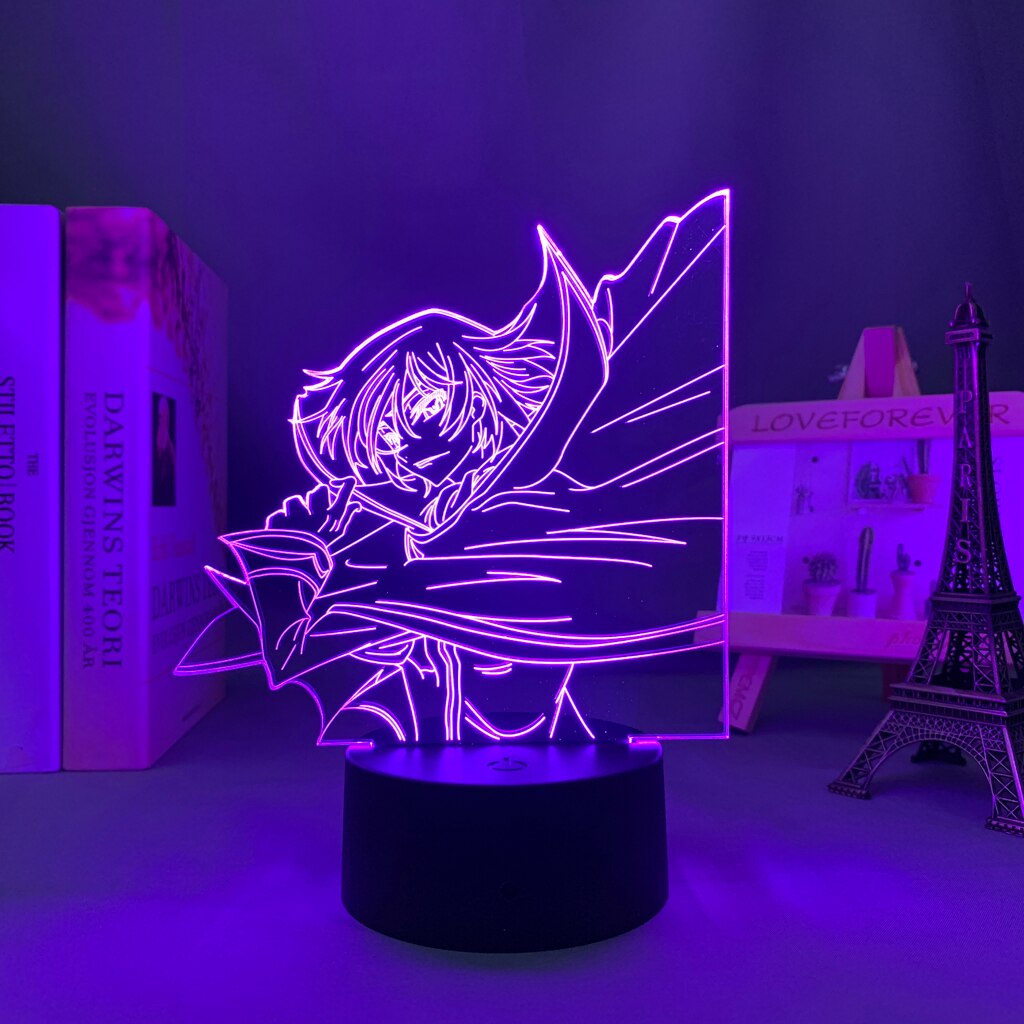 Code Geass Lelouch Lamperouge 3D Lamp