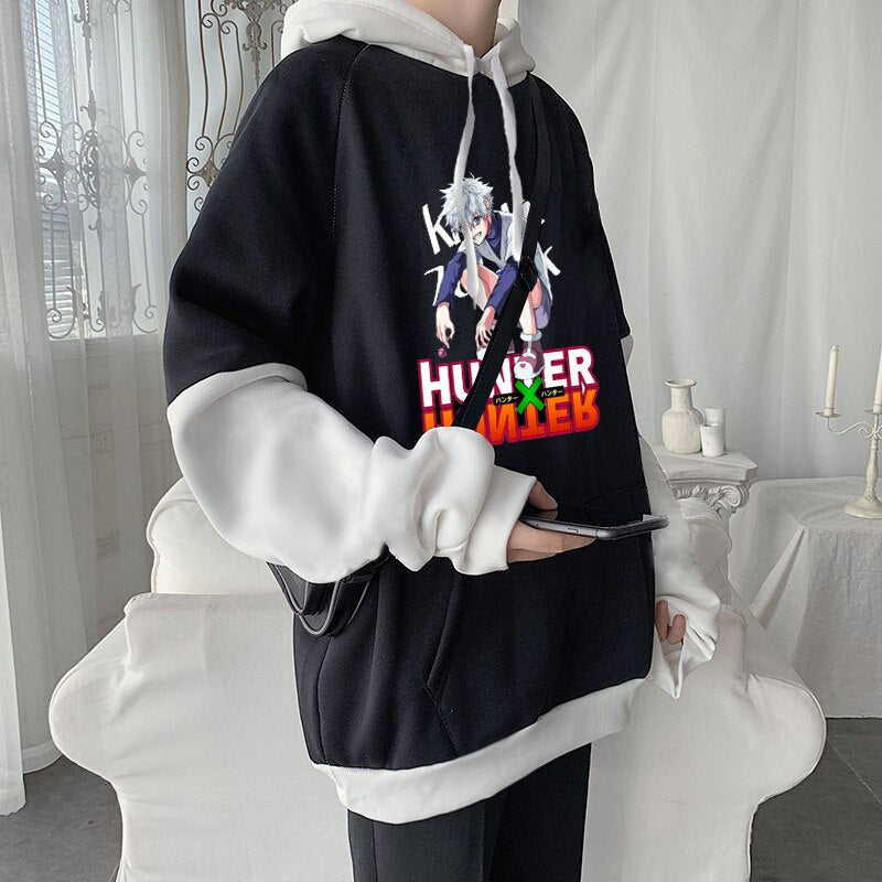 HUNTER×HUNTER Manga Killua Print Hoodies