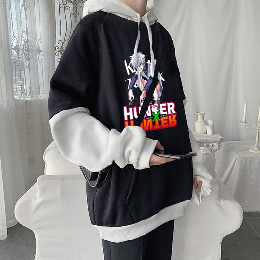 HUNTER×HUNTER Manga Killua Print Hoodies