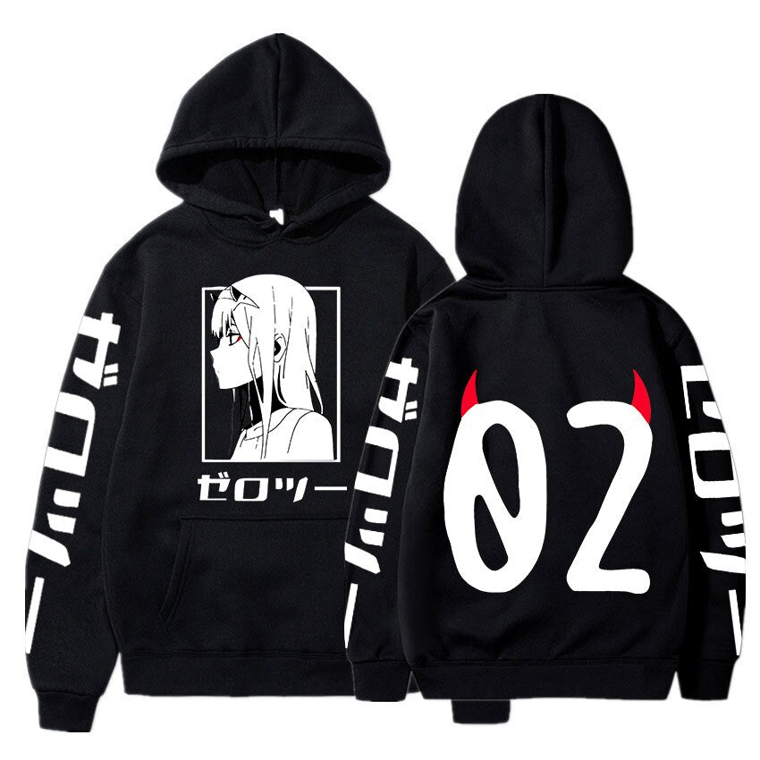 Darling In The Franxx Zero Two Hip Hop Hoodie