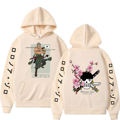 One Piece Roronoa Zoro Graphic Hoodie