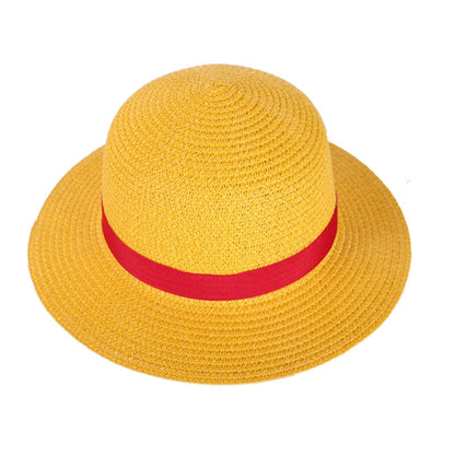 One Piece Neck String Luffy Flat Hats