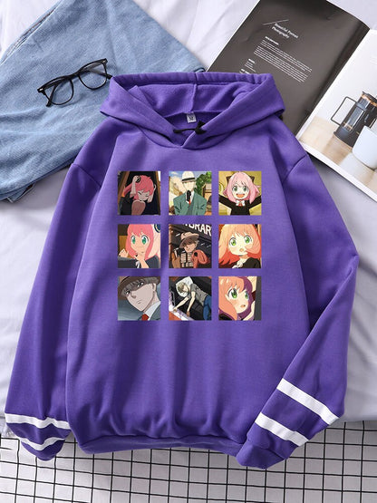 Spy X Family Characters Nine Puzzles Hoodie