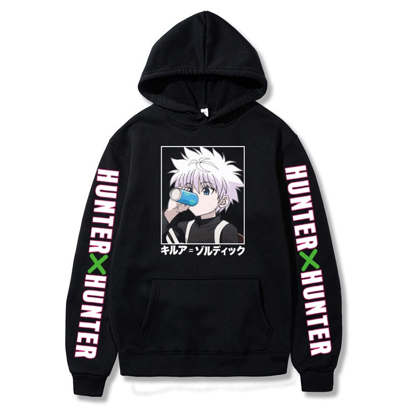 Hunter X Hunter Killua Zoldyck Drink Water Hoodies