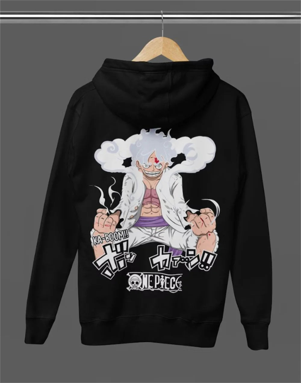 One Piece Monkey D Luffy Sun God Nika Hoodie