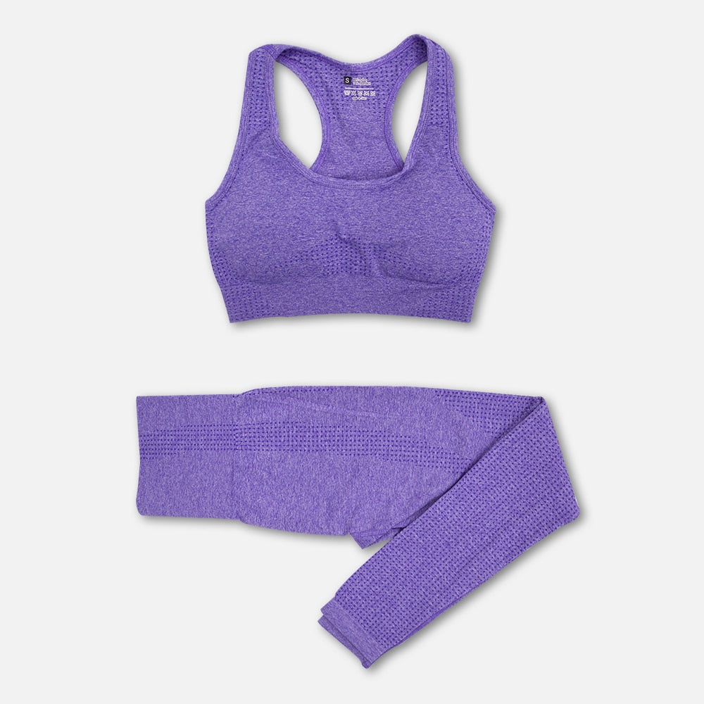 2/3PCS Seamless Women Yoga Workout Set