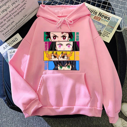 Kamado Tanjirou Kamado Nezuko Printed Hoodie