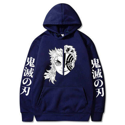 Demon Slayer Rengoku Akaza Twelve Kizuki Printing Hoodie