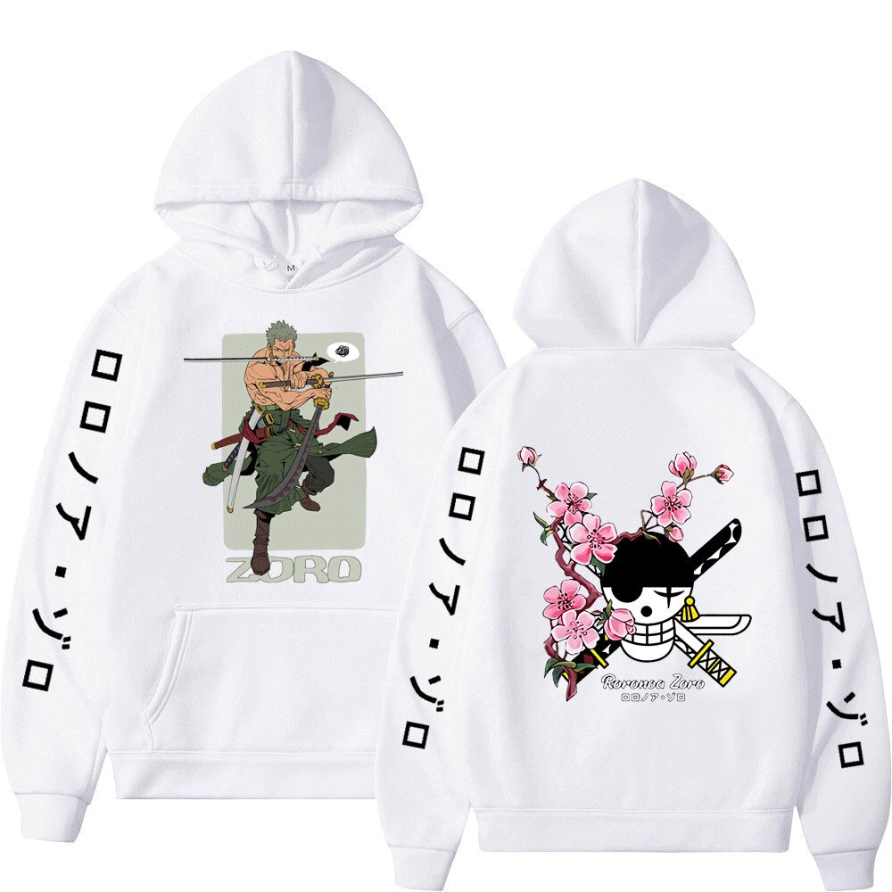 One Piece Roronoa Zoro Graphic Hoodie