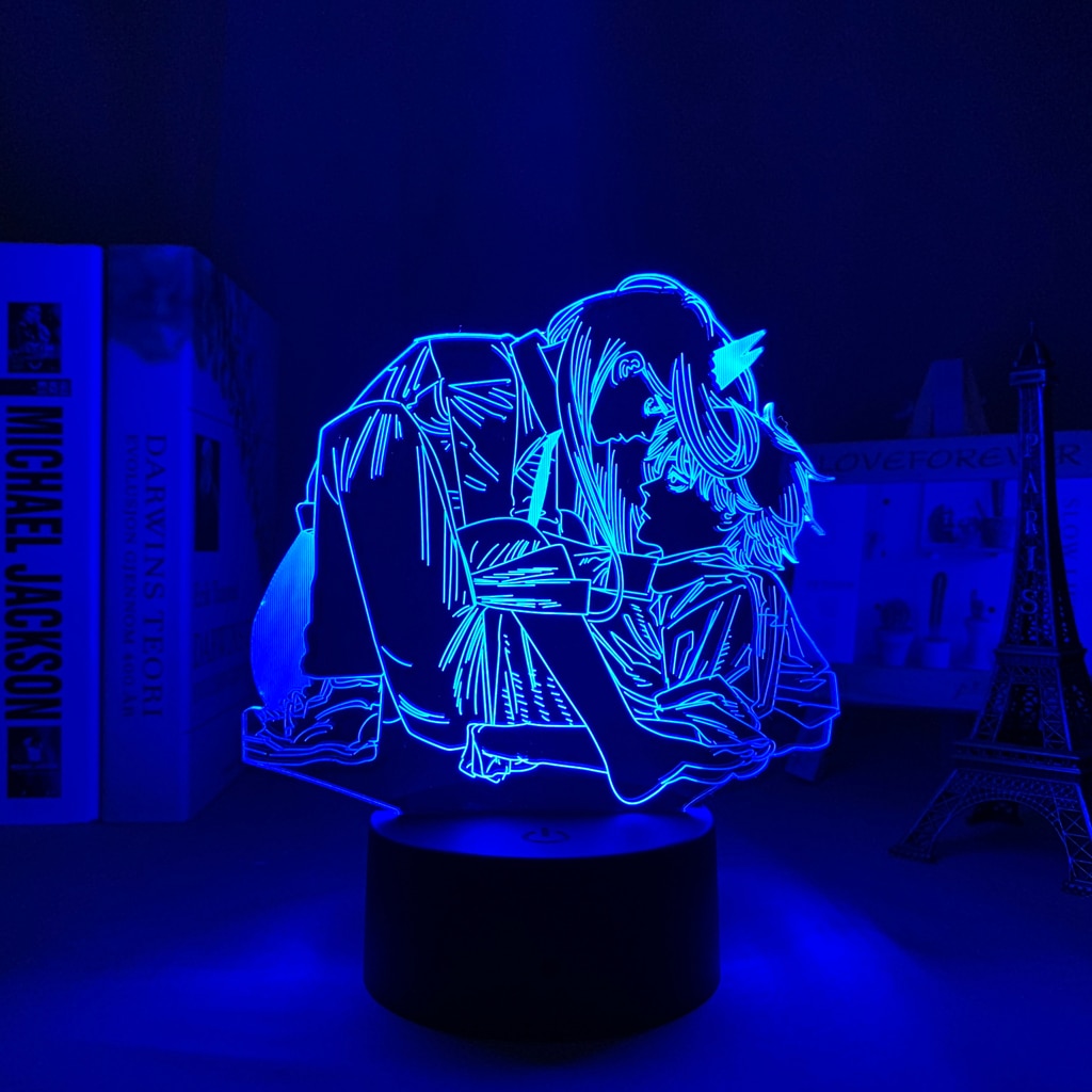 Chainsaw Man Denji and Power 3D Lamp