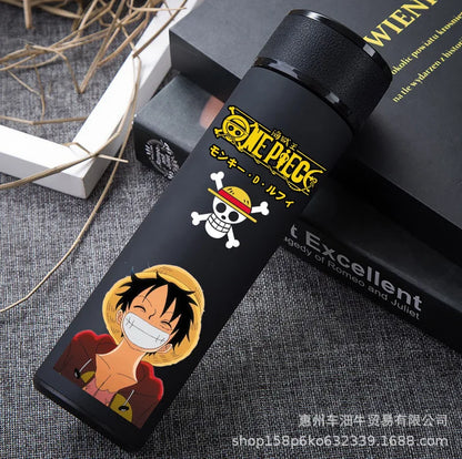 One Piece Stainless Steel Luffy Roronoa Zoro Water Bottle